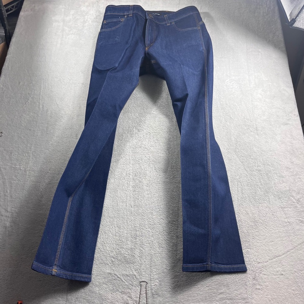 Origin Relaxed Fit Dark Wash Denim Jeans Mens W34 L34 Made in USA